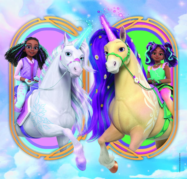 Clementoni 3x48 pcs Puzzles Unicorn Academy, 5 År