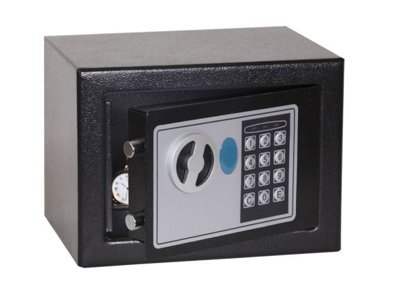 Phoenix Safe Co. Compact SS0721E, 4 L, musta, Elektroninen, Terästä, 230 mm, 170 mm