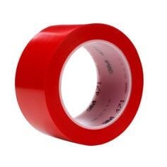 3M 7100044655, Rød, Vinyl, 1,3%, 4 °C, 77 °C, 32,9 m