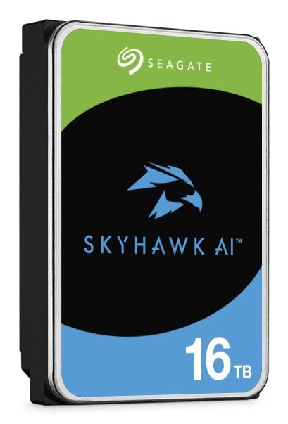 SEAGATE Skyhawk AI 16TB kiintolevy SATA 6Gb/s 512MB välimuisti 3,5 tuuman CMR Helium
