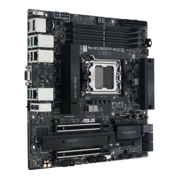 ASUS PRO WS B850M-ACE SE -emolevy, AM5, B850, micro-ATX, DDR5