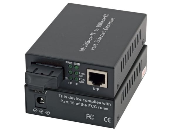 EFB Elektronik EL025V2, 100 Mbit/s, Nopea Ethernet, 10000 m, 1310 nm, Yksittäistila, Metalli