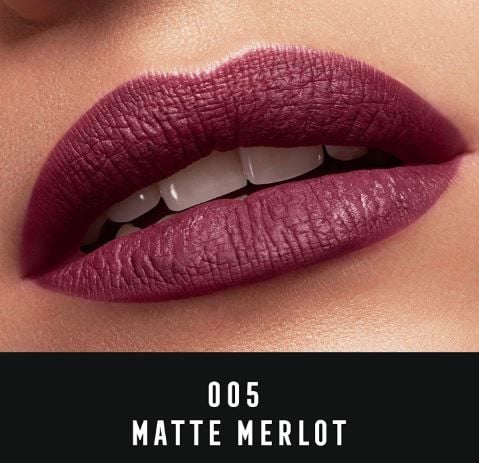 Max Factor Lipfinity Velvet Matte läppstift (005 Merlot) 4 ml