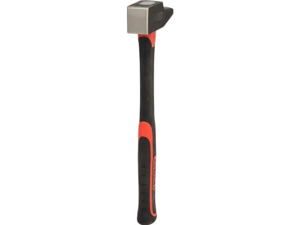 KS Tools 142.1081, Niittausvasara, Terästä, Lasikuitu, Musta, Punainen, 33,8 cm, 1,16 kg