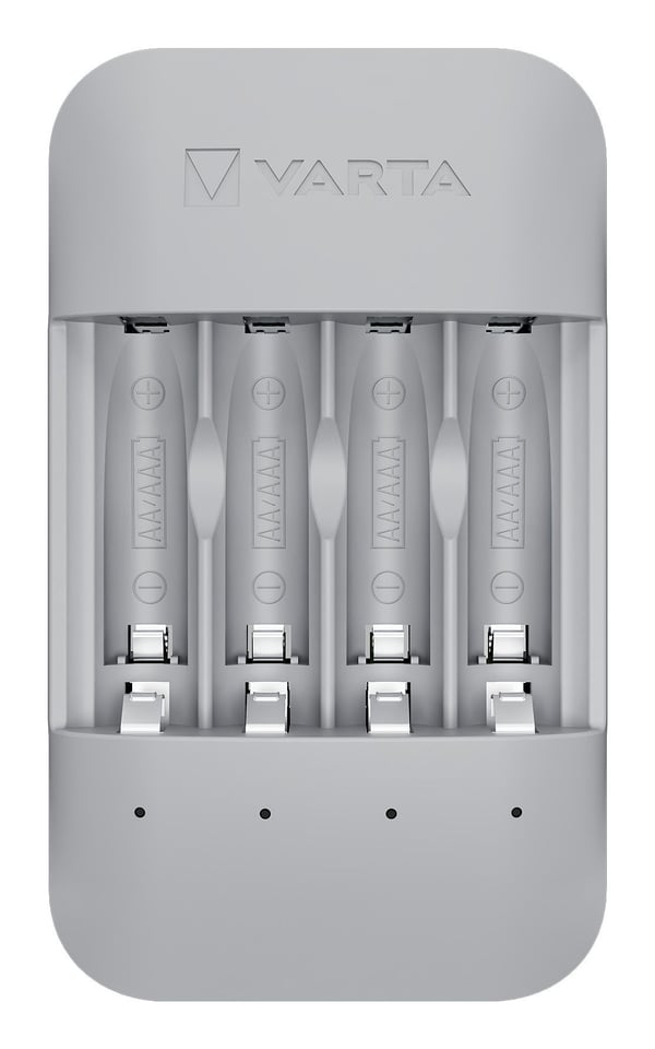 Varta Eco Charger Pro, Nikkelmetallhydrid (NiMH), Kortslutning, AA, AAA, 4 stykker, Batterier medfølger