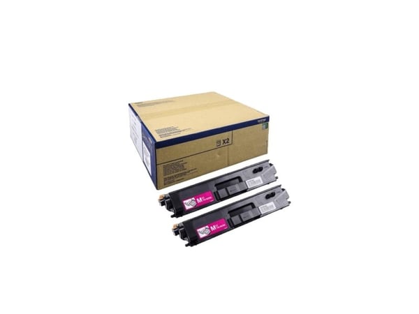Brother TN900M - 2-pack - magenta - original - tonerkassett - för Brother HL-L9300CDWTT, MFC-L9550CDWT