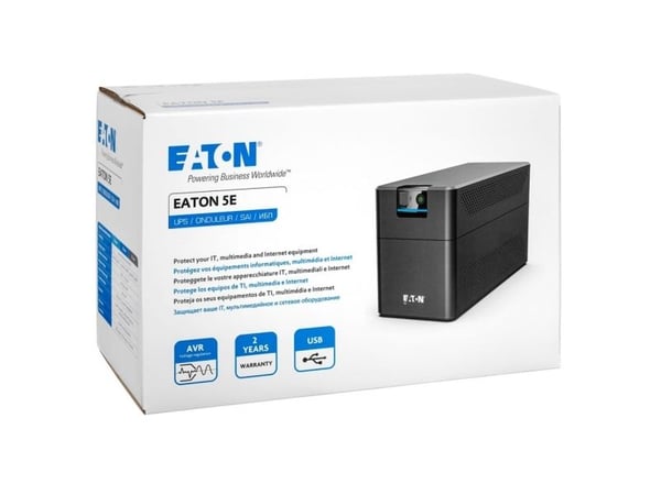 Eaton 5E Gen2 5E1200UD UPS 1200 VA 660 W USB, 4 pistorasiaa
