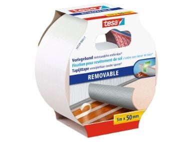 TESA 55729, Vit, Fastsättning, PVC, 5 m, 50 mm