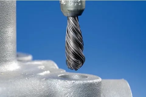 PFERD 43218011, Kopp stålbørste, 6 mm, 1,2 cm, 10000 RPM, 10 stykker
