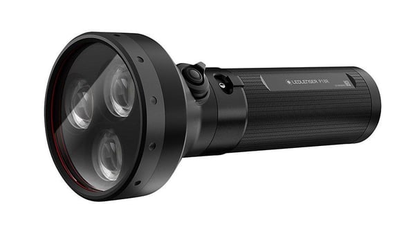 Ledlenser P-Series P18R - Ficklampa - LED - 4-läge - vitt ljus - 6000-7500 K - svart