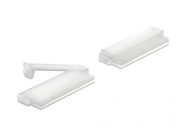 Delock - Kabelholder - naturlig (en pakke 10)