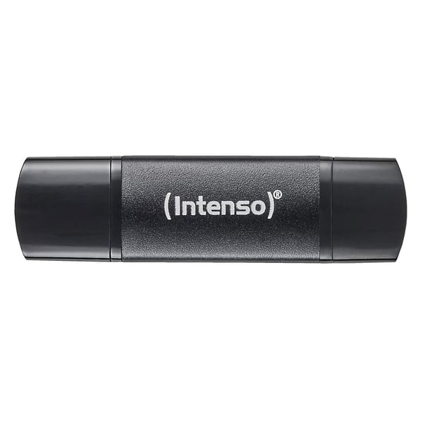 Intenso Flex Line - USB-flashstasjon - 256 GB - USB 3.2 Gen 1 / USB-C - svart