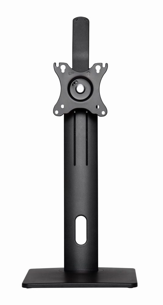 Gembird MS-D1-01 - Monteringssett (sokkelplate, VESA-adapter) - landskap/portrett - for Skjerm - høydejusterbar - aluminium, stål, plastikk - svart...