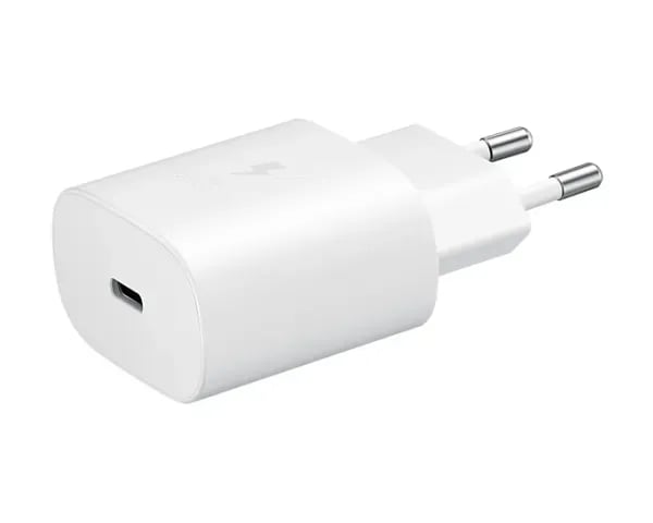 Samsung® | EP-TA800 - Hurtigladende vegglader - 25 Watt - 3A - USB-C - Hvid