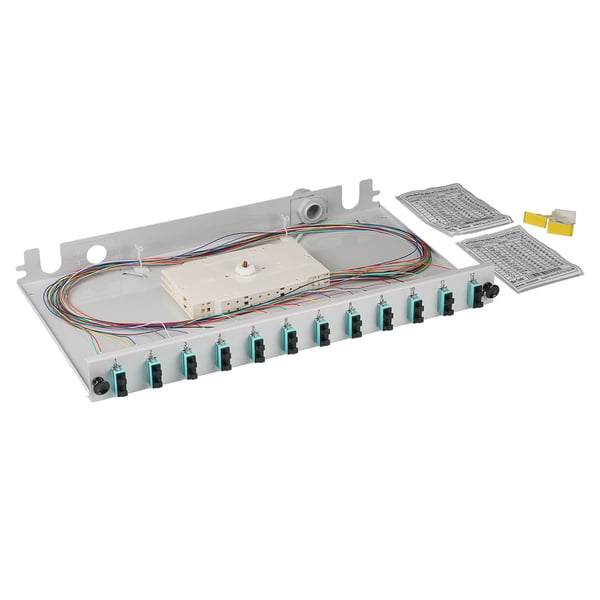 EFB Elektronik BA71203L12OM3, SC, OM3, Grå, Plast, 1U, 483 mm