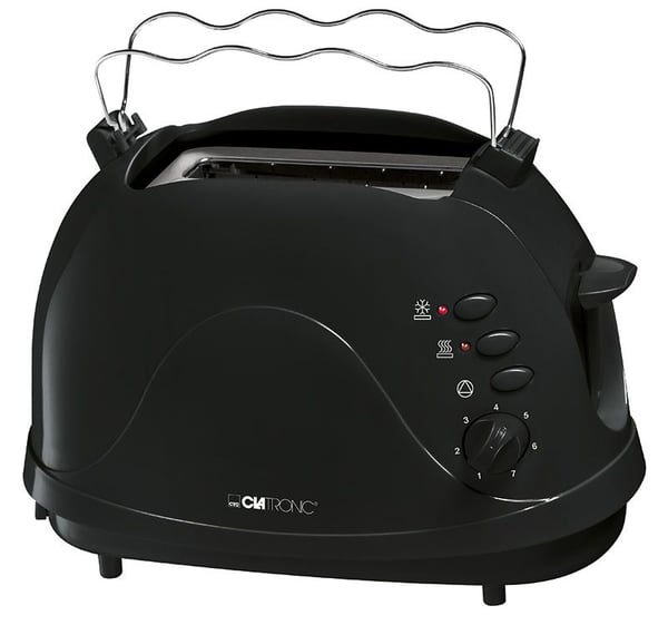 Clatronic TA 3565, 2 skiver, Svart, -, Y, CE, 700 W, 230 V