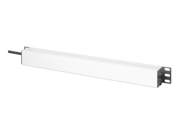 Digitus DN-95441, 1U, Horisontal/vertikal, Syntetisk ABS, Aluminium, Sort, Sølv, Sort, 7 AC stikkontakt(er)