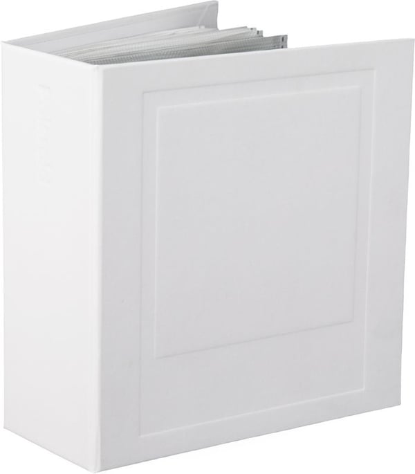 Polaroid Photo Album Small Black, Svart, Kartong, Polyuretan, 40 ark, Limbindning, 89 x 108 mm, Svart