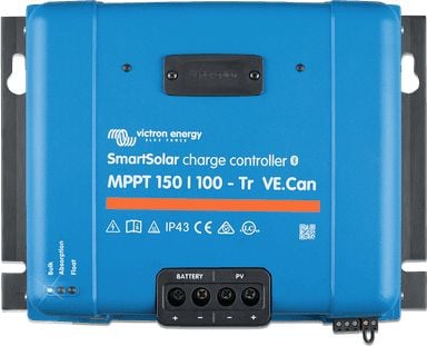 Victron Energy SmartSolar MPPT 250/100 VE.Can, 250 V, 70 A, IP43, Blå, -30 - 60 °C, 0 - 95%