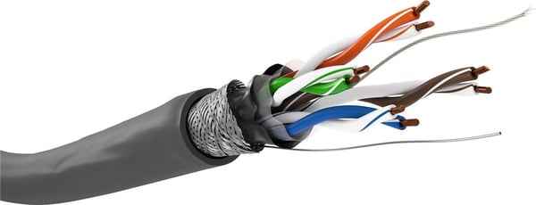 Goobay CAT 5 Solid SFTP Grey 100m, 100 m