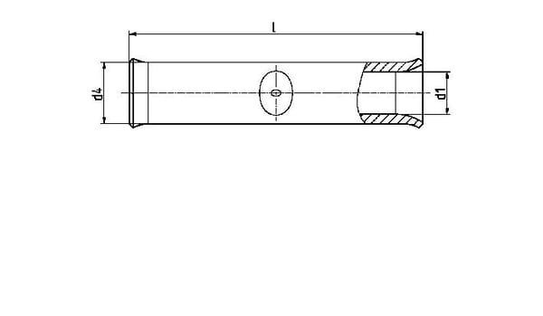 Klauke 724F puskuliitin 25 mm² Eristämätön metalli 1 kpl (724F)