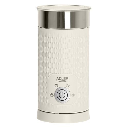 Adler AD 4495, Automatisk mjölkskummare/värmare, Beige, 130 ml, 300 ml, Varm & Cold, Knappar