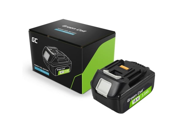 Green Cell PTMA18V3, Akku, 3 ah, 18 V, Makita, Pora, Sähkömonitoimityökalu, Akkuruuvinväännin, Iskuporakone, Hiomakone, LXT BL1830