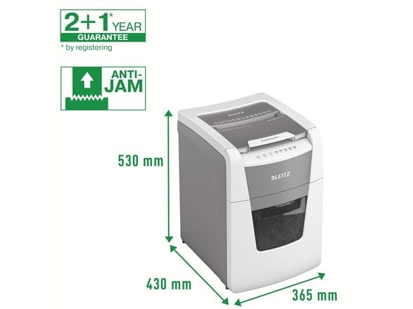 Leitz IQ AutoFeed Small Office 100 P5 - Makulator - mikrokutt - 2 x 15 mm - P-5