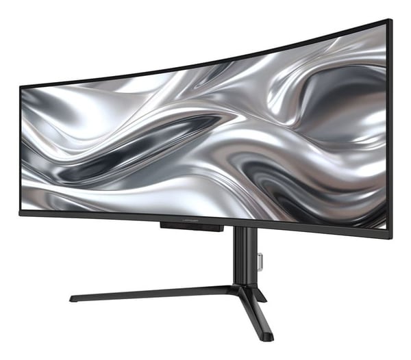 LC-Power LC-M49QCO, 124,5 cm (49"), 5120 x 1440 piksler, Quad HD, QD-OLED, 0,03 ms, Svart