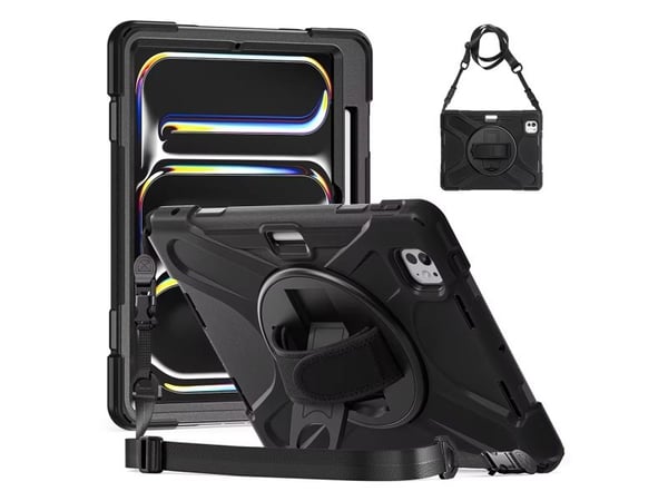 Insmat Ruggered Armor - Beskyttelsesboks for nettbrett - robust - polykarbonat, gummi - for Apple 13-inch iPad Pro (M4)