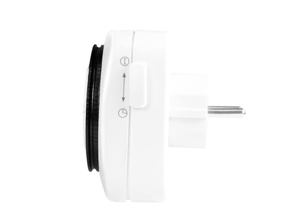 LogiLink ET0011, Päivittäinen ajastin, Valkoinen, Rotaatio, 24 t, IP20, 230 V