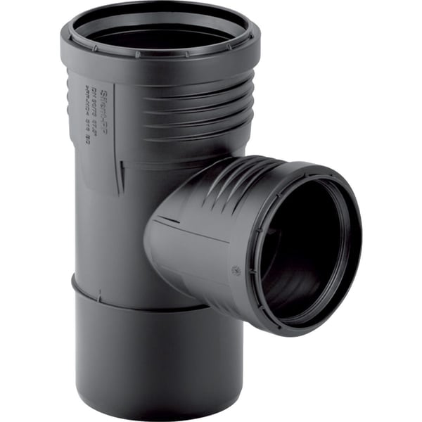 Geberit Silent PP grenrør 87,5 grader 110-50 mm
