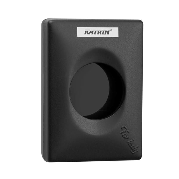 Katrin 92247, Toalettpappershållare för storpack, Svart, Akrylnitrilbutadienstyren (ABS), Plast, ISO 9001, 135 mm, 95 mm