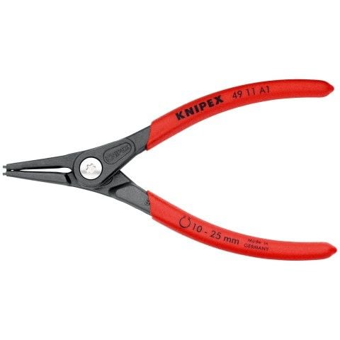 Knipex 49 11 A1, Lukkorengaspihdit, Muovi, Terästä, Muovi, Terästä, Punainen, 140 mm, 64 mm
