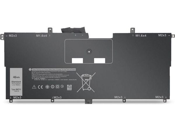 CoreParts - Batteri til bærbar PC - litiumpolymer - 6050 mAh - 46 Wh - for Dell XPS 13 9365 2-in-1