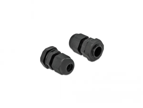 DeLOCK 60192, Musta, Muovi, 10 kpl, PG7, 6,5 mm, IP68