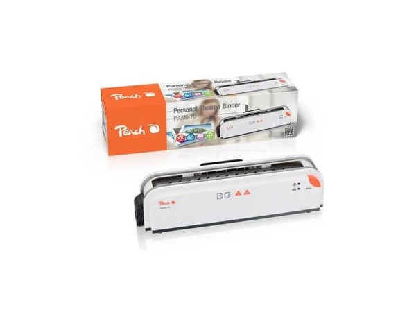 Peach PB200-70 innbindingsmaskin 300 ark 60 s, A4, hvit