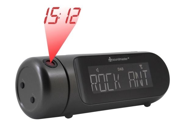 Soundmaster UR6700AN, Klockradio, DAB+, FM, LCD, Svart, Tid, Monokromatiskt