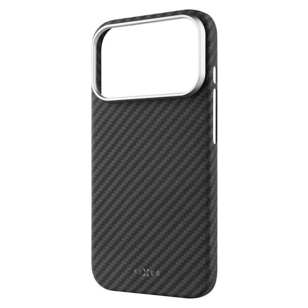 FIXED MagVelar - Baksidedeksel - med MagSafe - KEVLAR, aramid - svart - for Apple iPhone 17 Pro Max