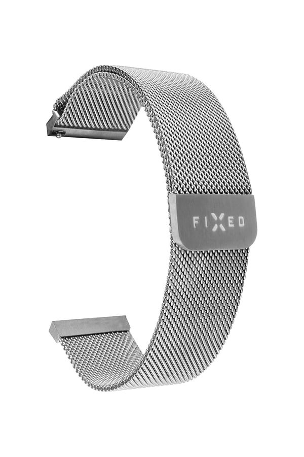 FIXED - Slinga för smart klocka - 22 mm, snabbkoppling - silver
