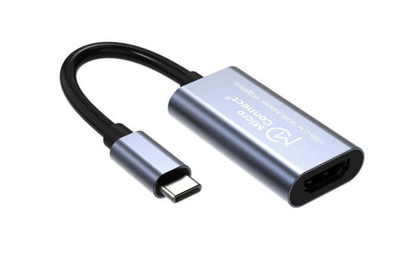 MicroConnect - Ekstern videoadapter - USB-C 3.1 - HDMI - sølv