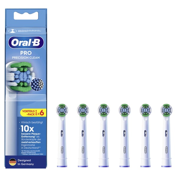 Oral-B Pro Precision Clean vaihtoharjat 6 kpl 860892, valkoinen