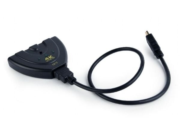 Cablexpert DSW-HDMI-35 - Video/audio switch - 3 x HDMI - stasjonær