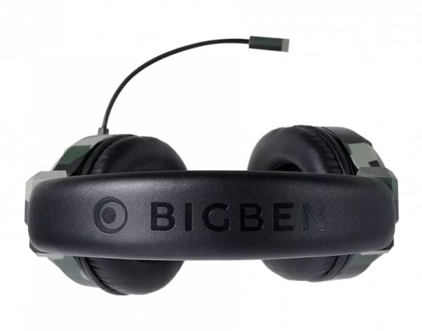 Bigben Interactive PS4OFHEADSETV3G, Langallinen, Pelaaminen, 270 g, Kuulokkeet, Maastoväri