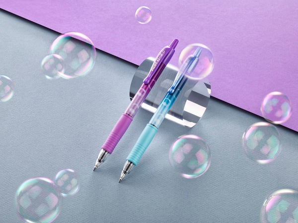 G2 Bubble blå gelpenna (12 st) PILOT