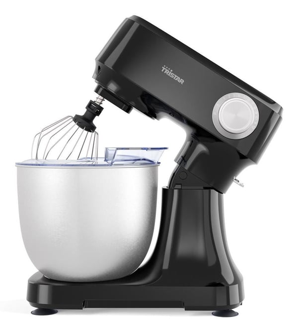 Tristar MX-4870, pöytämikseri, musta, sekoitus, vatkaaminen, vaivaaminen, 1 m, 4,5 l, kääntötoiminto