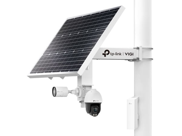 TP-Link VIGI SP9030, Solpanel, Utomhus, Vit, IP66, Kabel, 10,100 Mbit/s