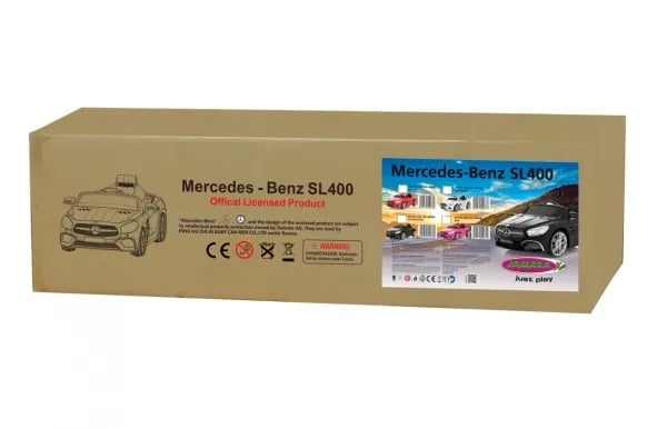 Jamara Mercedes-Benz SL 400, 3 år, 4 hjul, Rosa