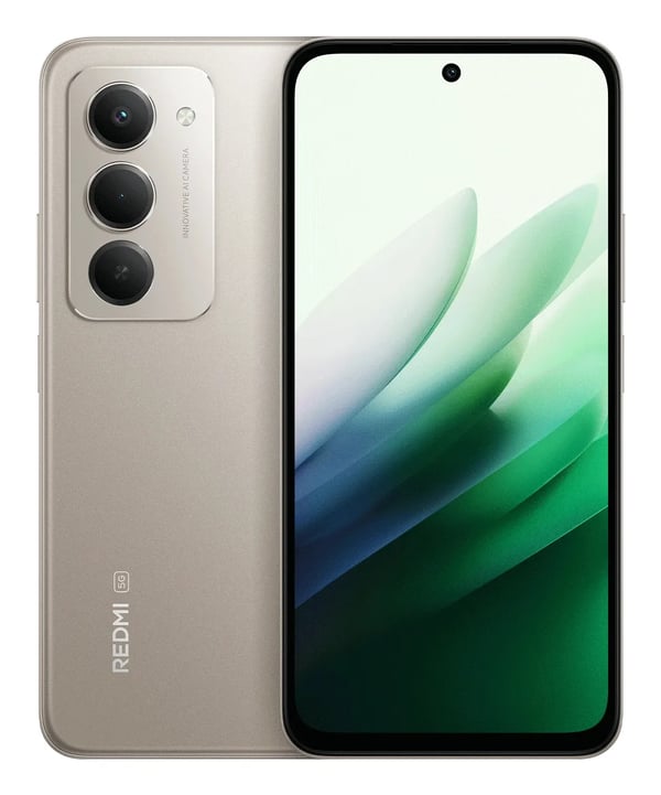 Xiaomi Redmi 15 5G - 5G smarttelefon - dobbelt-SIM - RAM 4 GB / Internminne 128 GB - microSD slot - 6.9" - 2340 x 1080 piksler - (144 Hz) - 2x bakk...
