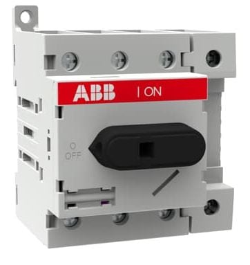 ABB OT63ML4, Kiertokytkin, 4P, Valkoinen, Musta, IP20, 80 A, 750 V